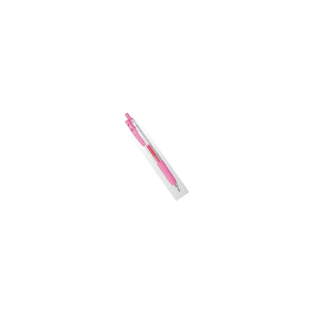 Roler 0,5  Zebra Sarasa clip svetlo roza izpis-1