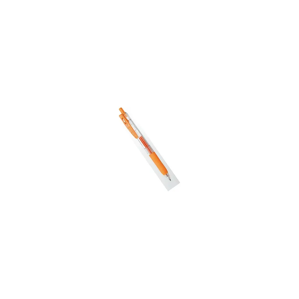Roler 0,5  Zebra Sarasa clip oranžen izpis-1