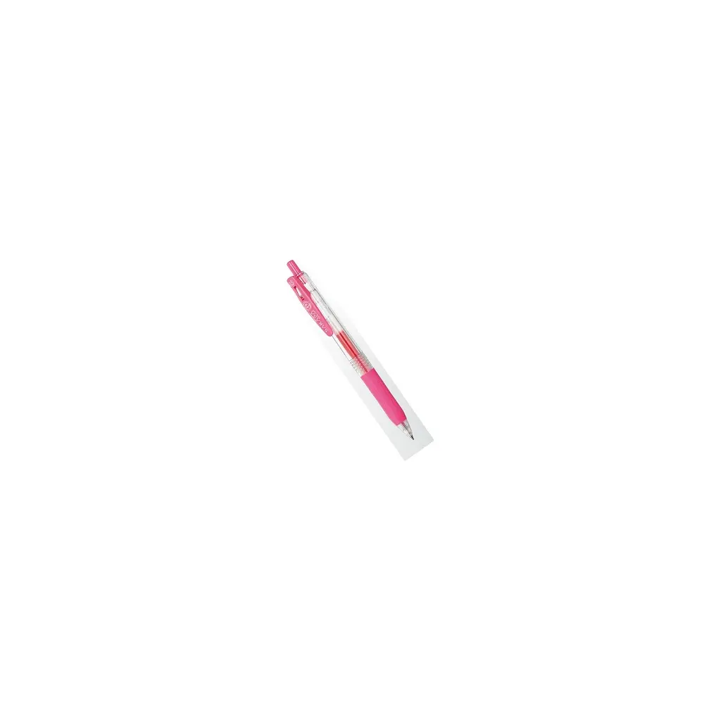 Roler 0,5  Zebra Sarasa clip roza izpis-1
