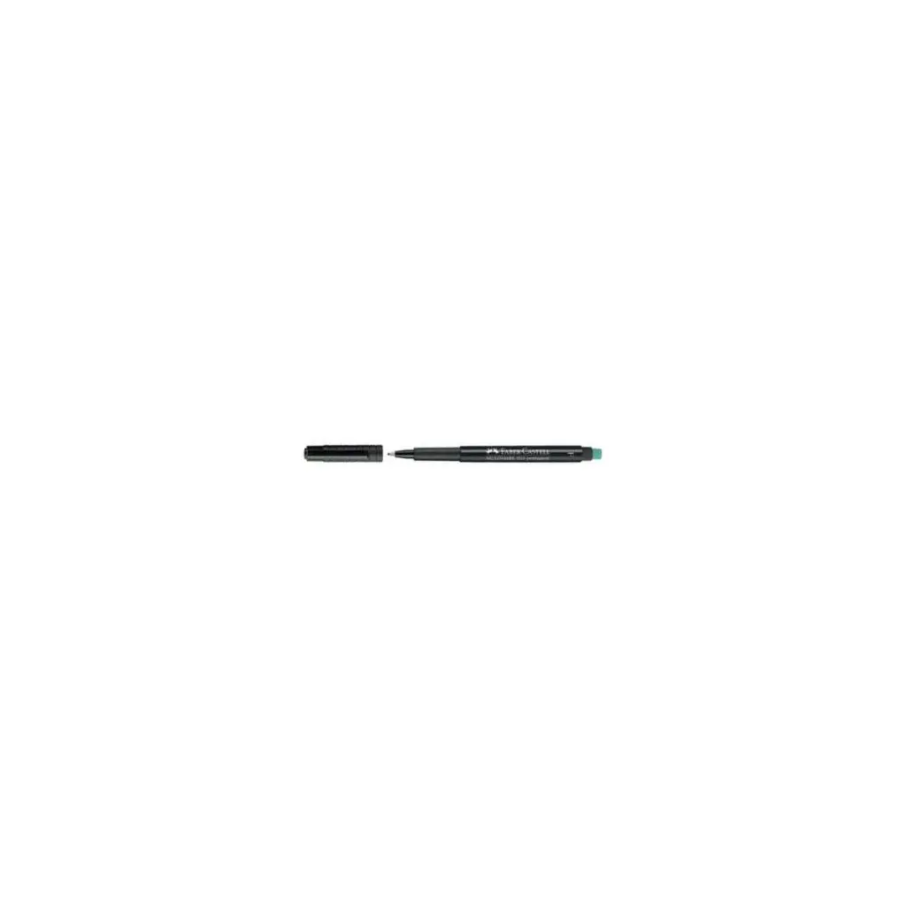 Marker permanentni 0,6mm CD/DVD Faber Castell z gumico 1513 F črn-0