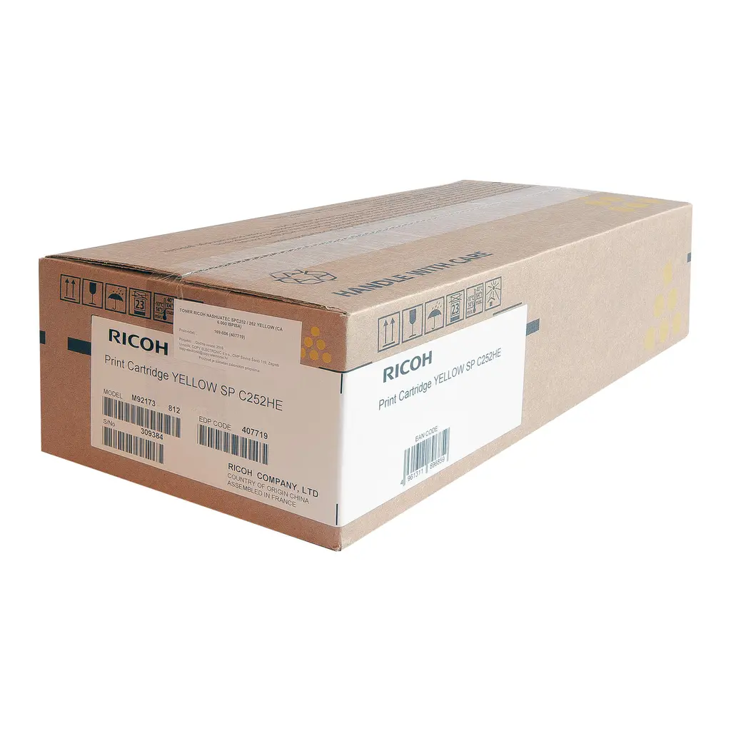 Toner RICOH SPC252HE Yellow original-1