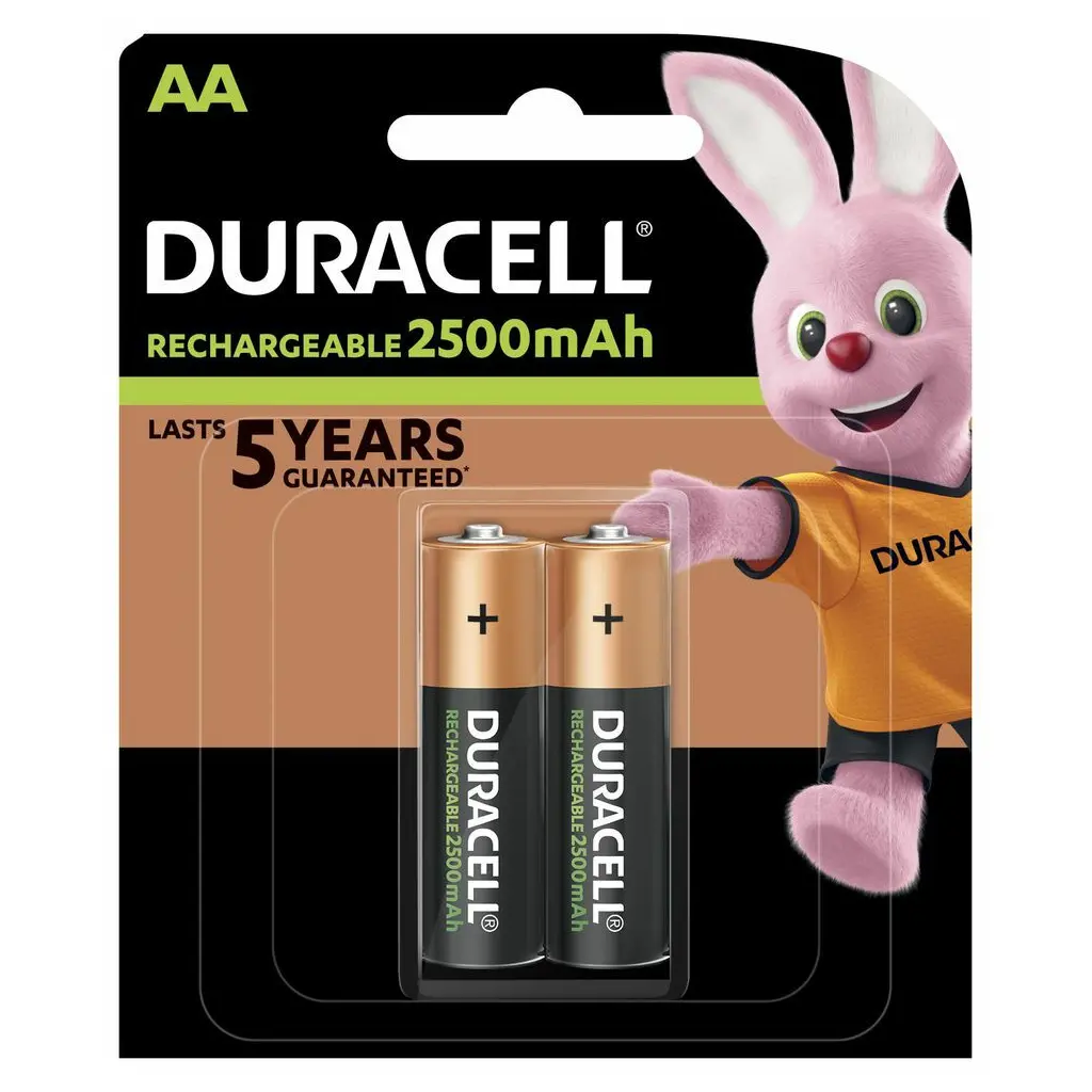 Baterija DURACELL polnilna AA 2500mAh 2/1-2