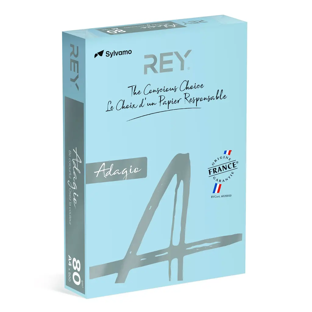 Papir fotokopirni color  A4  80gr Rey Adagio pastel moder 01 500/1-2