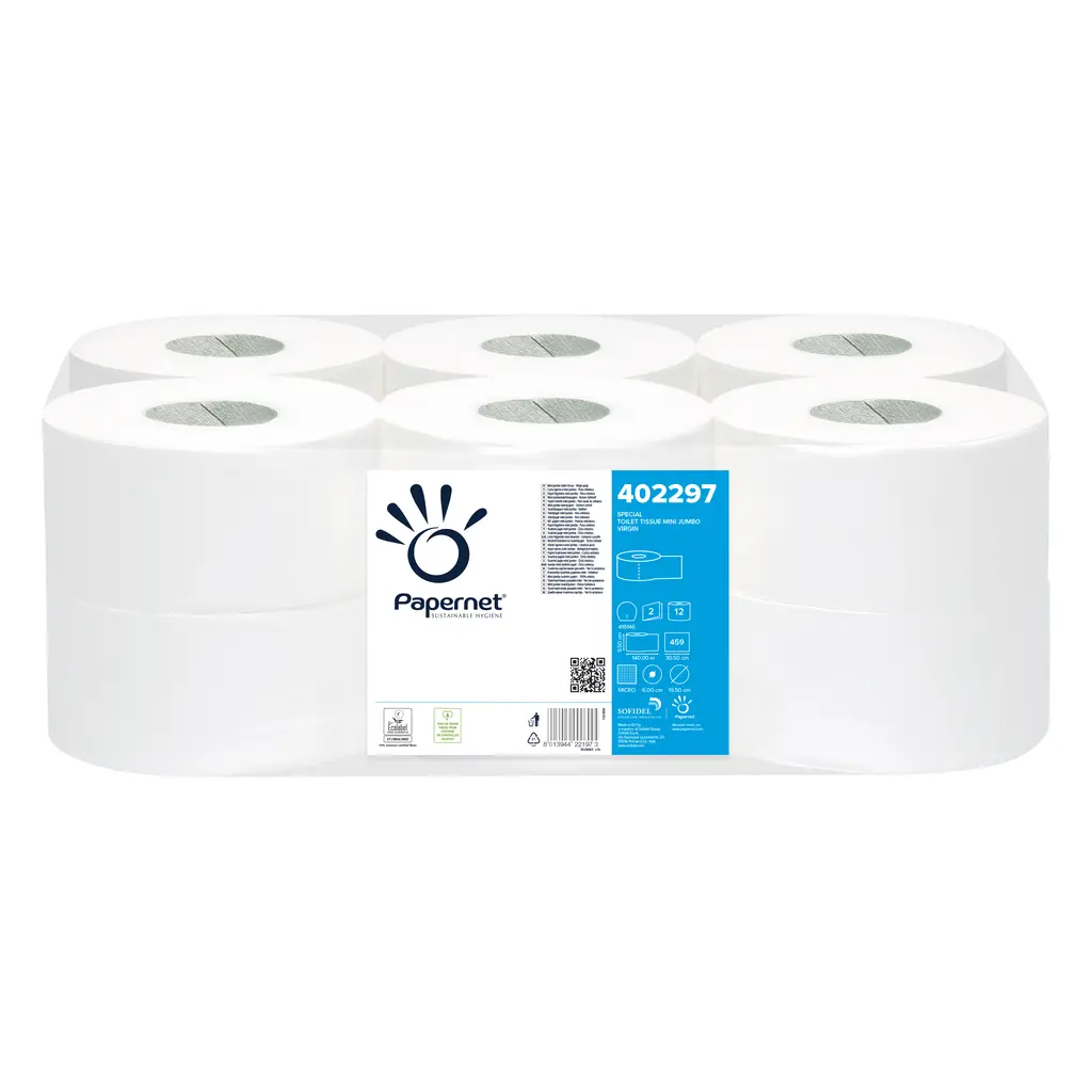 Papir toaletni v roli mini jumbo 12/1 Special 402297-0