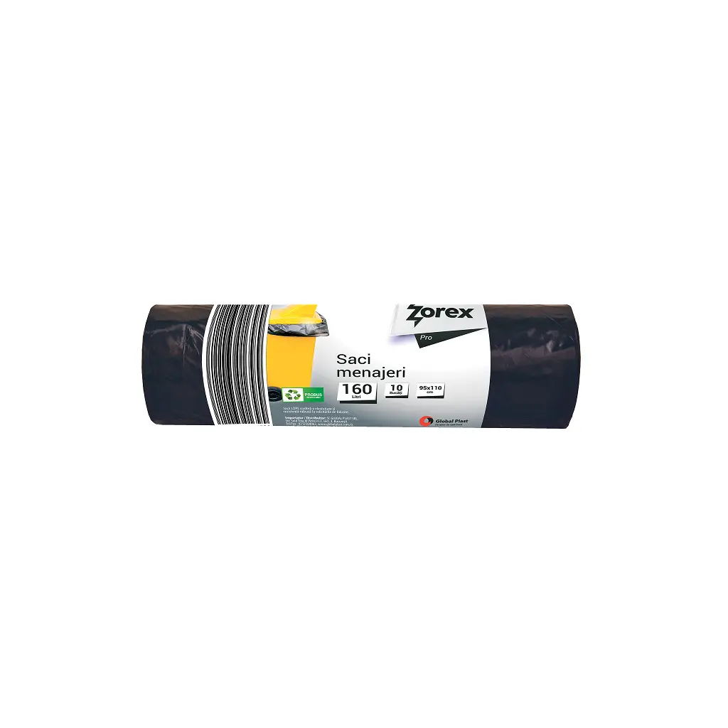 Vrečke za smeti 160L 95x110cm 10/1 LDPE Zorex Pro-1