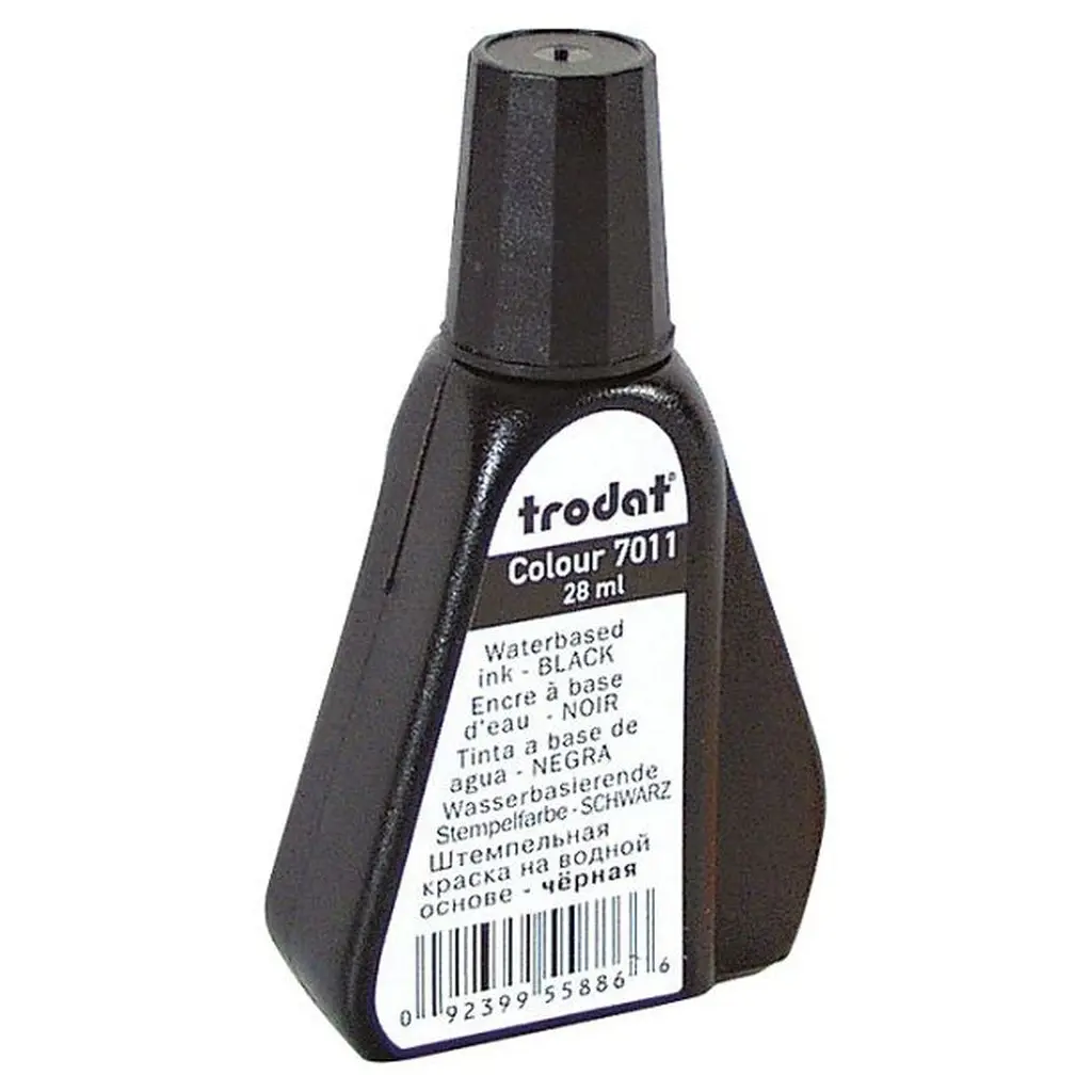 Barva za štampiljko 28ml Trodat 7011 črna-0
