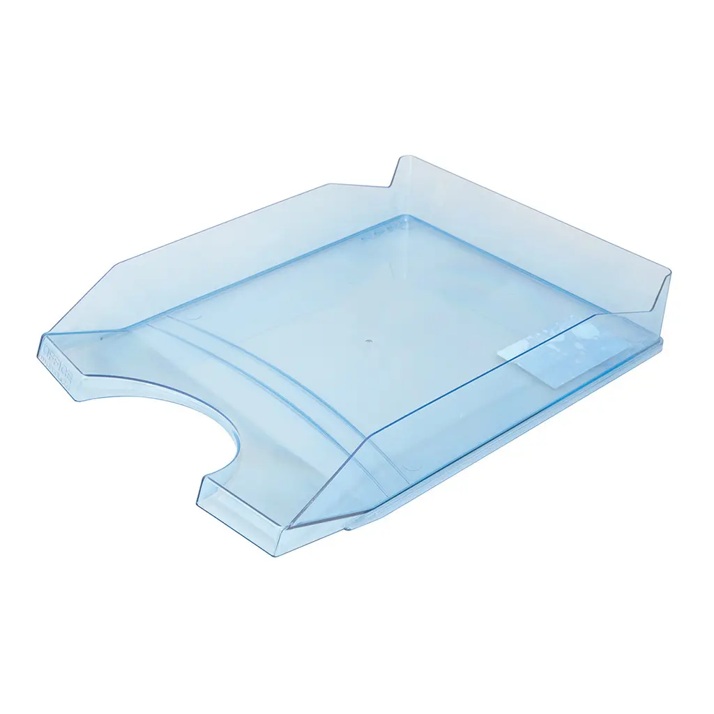 Predalnik PVC 346x254x60mm Office products prozorno moder-1