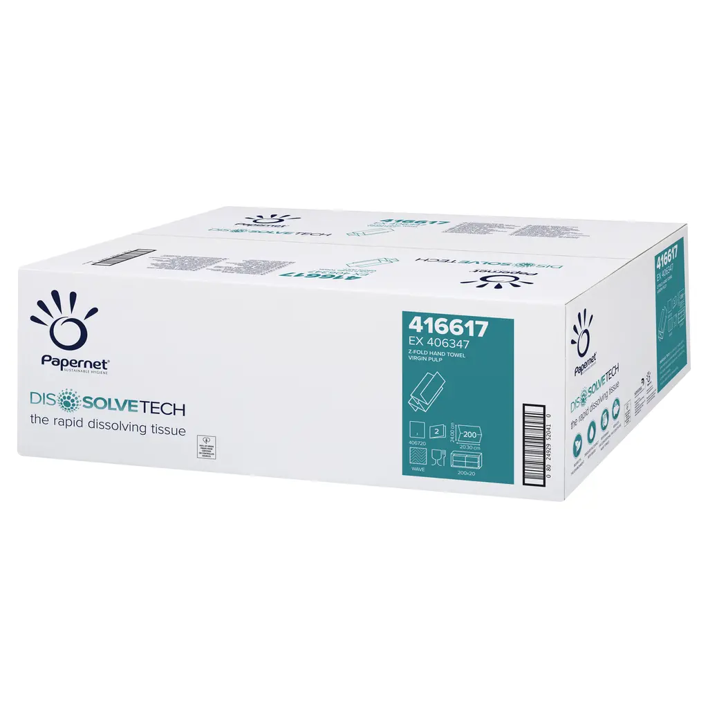 Papirnate brisače v lističih "Z" 20/1 Dissolve Tech Superior 416617-0