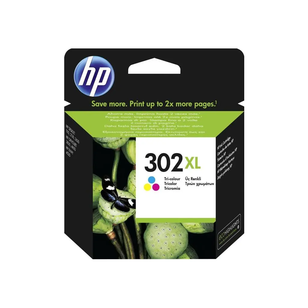 Črnilo HP F6U67AE Tri-color -  No.302XL original-6
