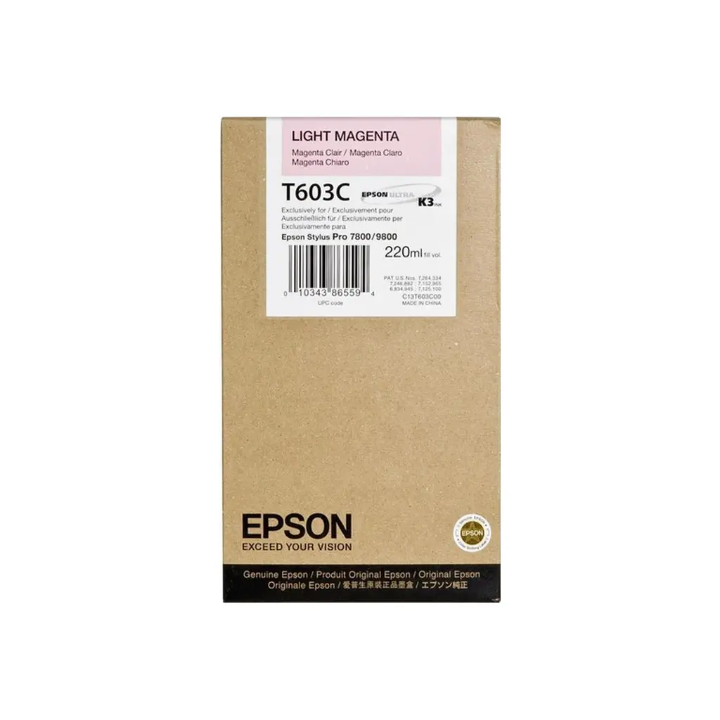 Črnilo EPSON T603C00 LIght Magenta original-1