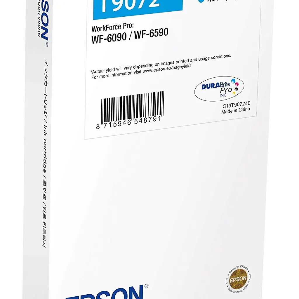 Črnilo EPSON T9072 Cyan XXL - WF-R6590 original-1