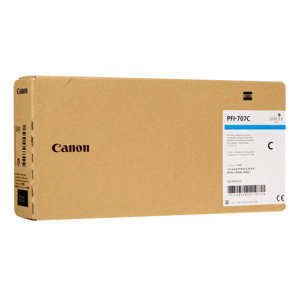 Črnilo CANON PFI-707C Cyan original-1