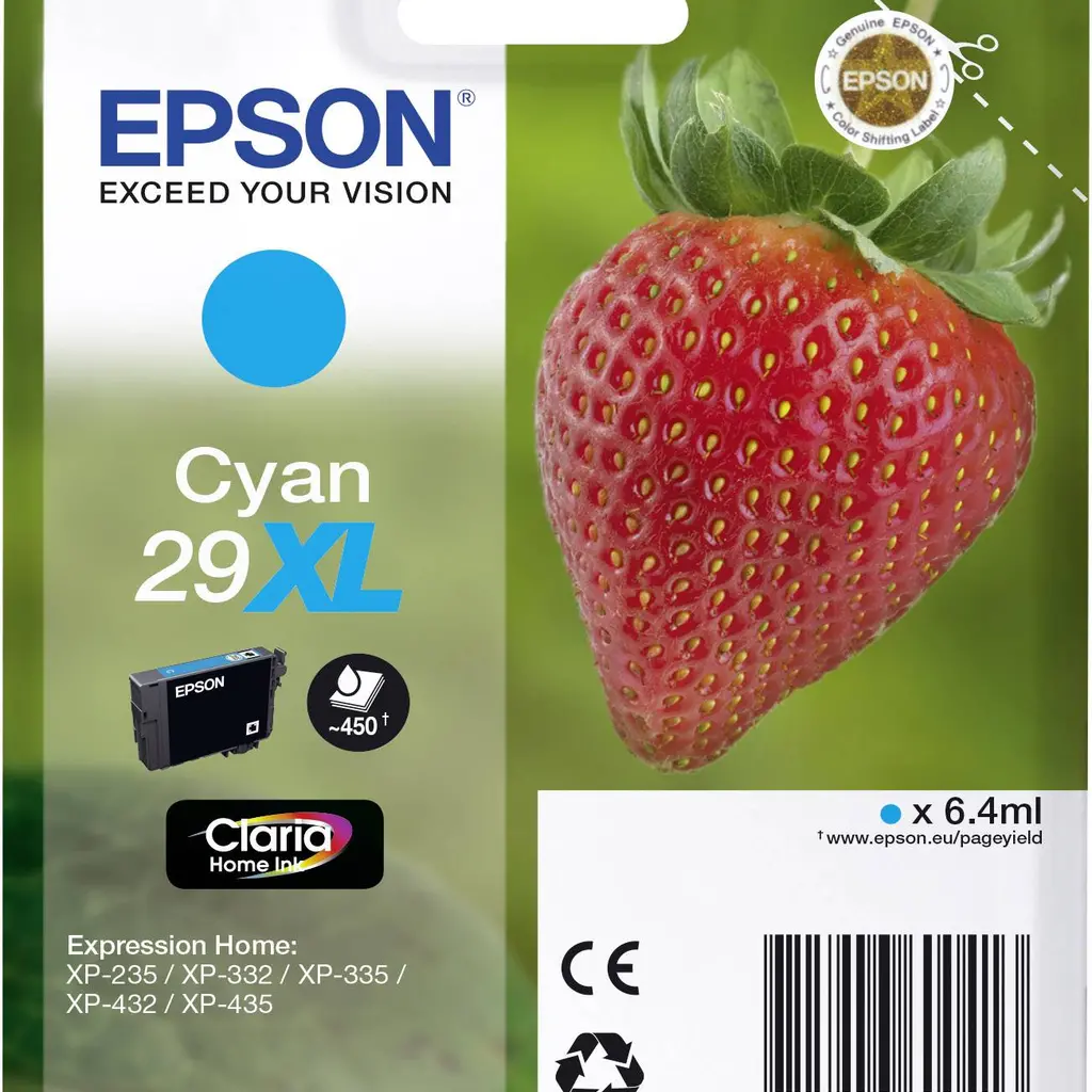 Črnilo EPSON T29924010 29XL Cyan original-0