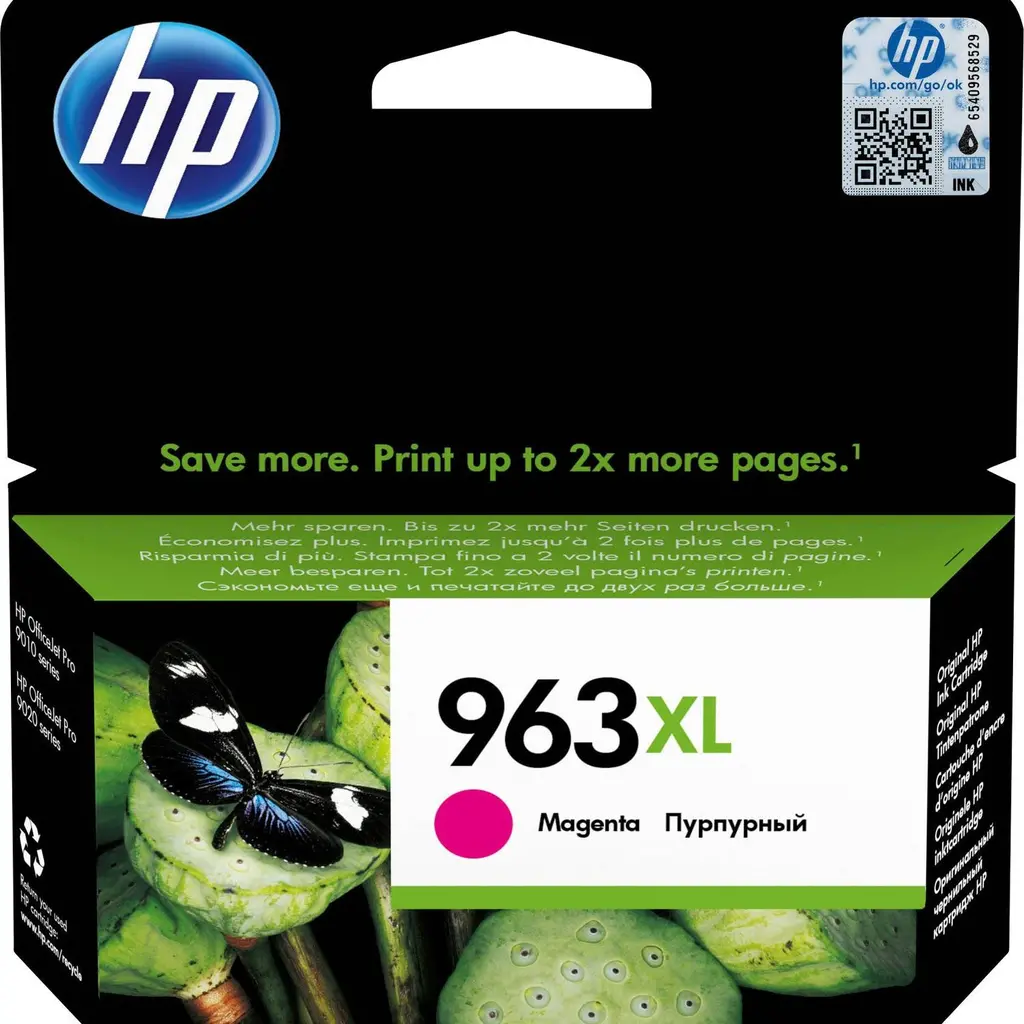Črnilo HP 3JA28AE Magenta No.963XL MMG original-2