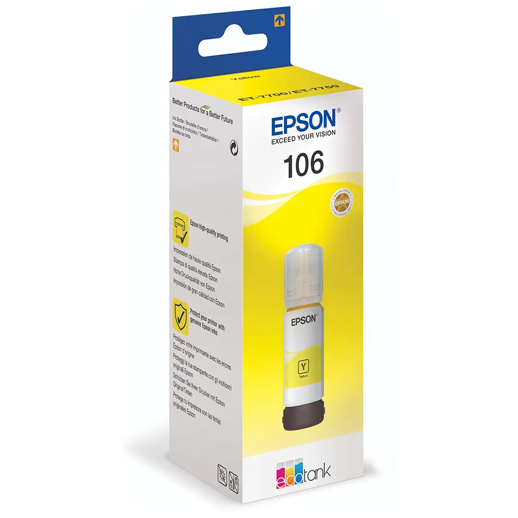 Črnilo EPSON EcoTank 106 Yellow original-0