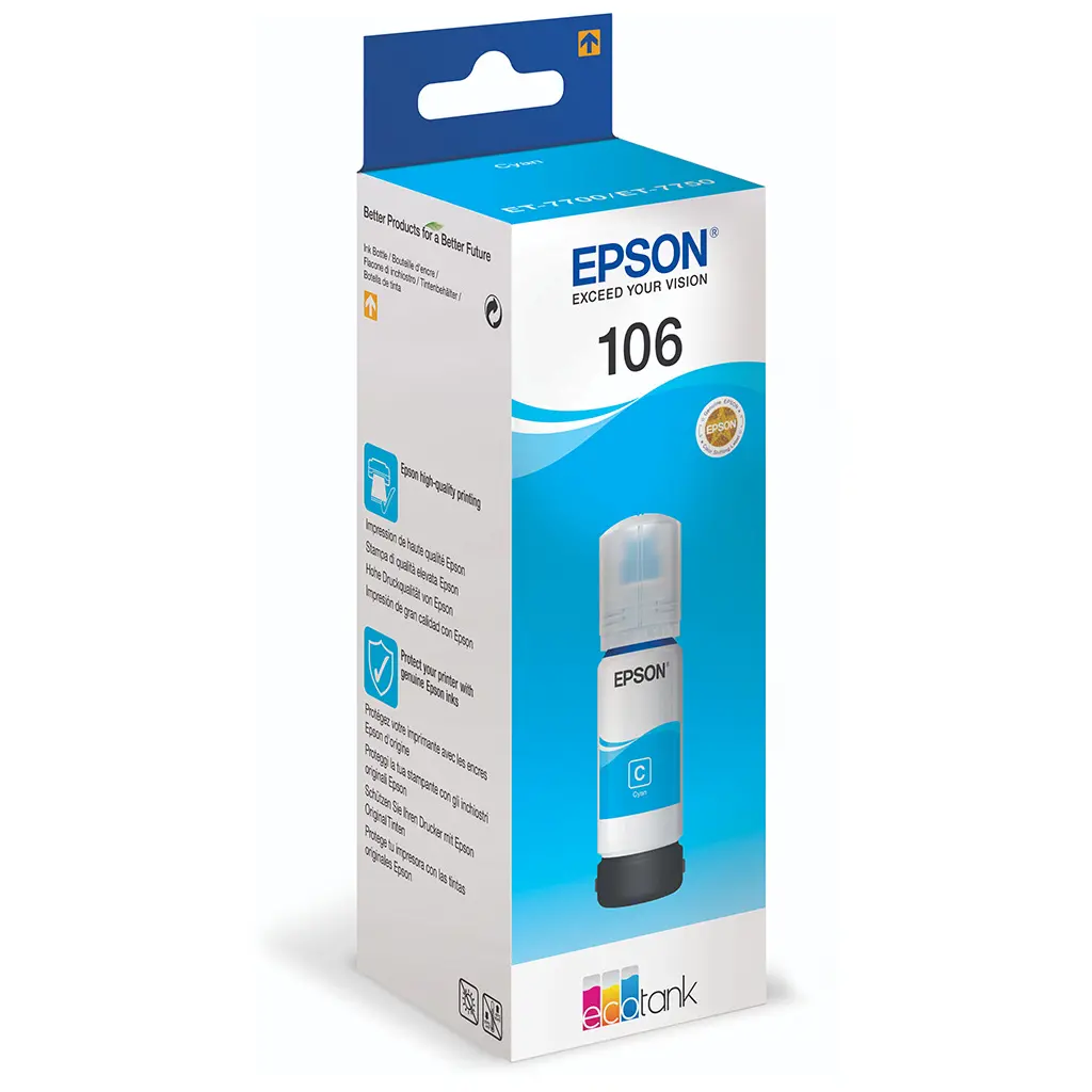 Črnilo EPSON EcoTank 106 Cyan original-1