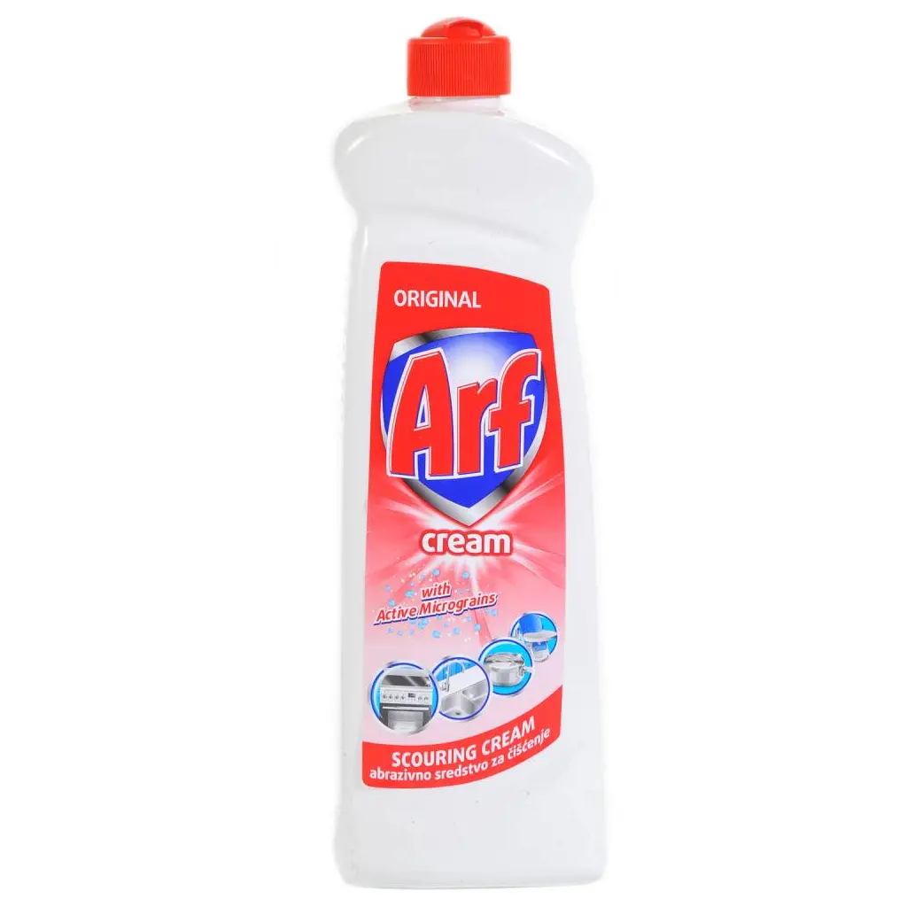 Sredstvo za čiščenje abraziv tekoči 400ml Arf cream original rdeč-0