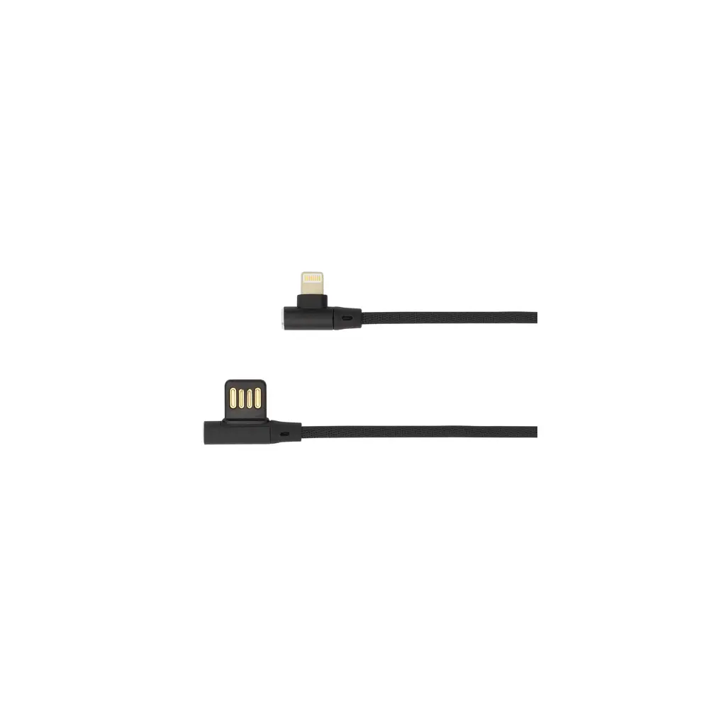 Kabel Lightning USB SBOX punjač, data - iPad, iPhone - 1.5m kutni crni-2