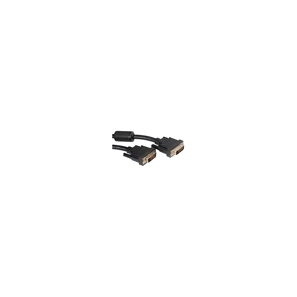 Kabel DVI-D-M<=>DVI-D-M (24+1) 2m crni ROLINE-0