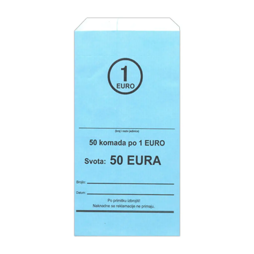 Vrećica za kovani  novac 1 Euro 100/1-0