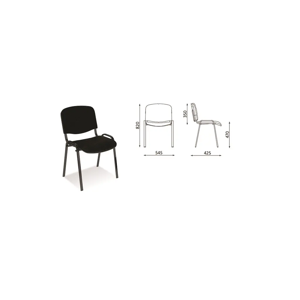 Stol konferenčni Premium črn-2