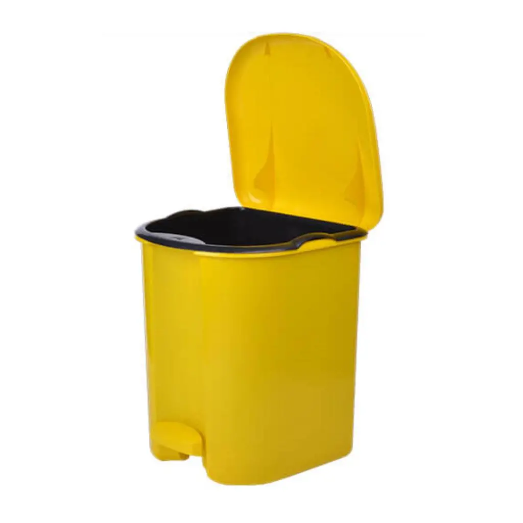 Koš za odpadke s pedalom pvc 17l sort-0