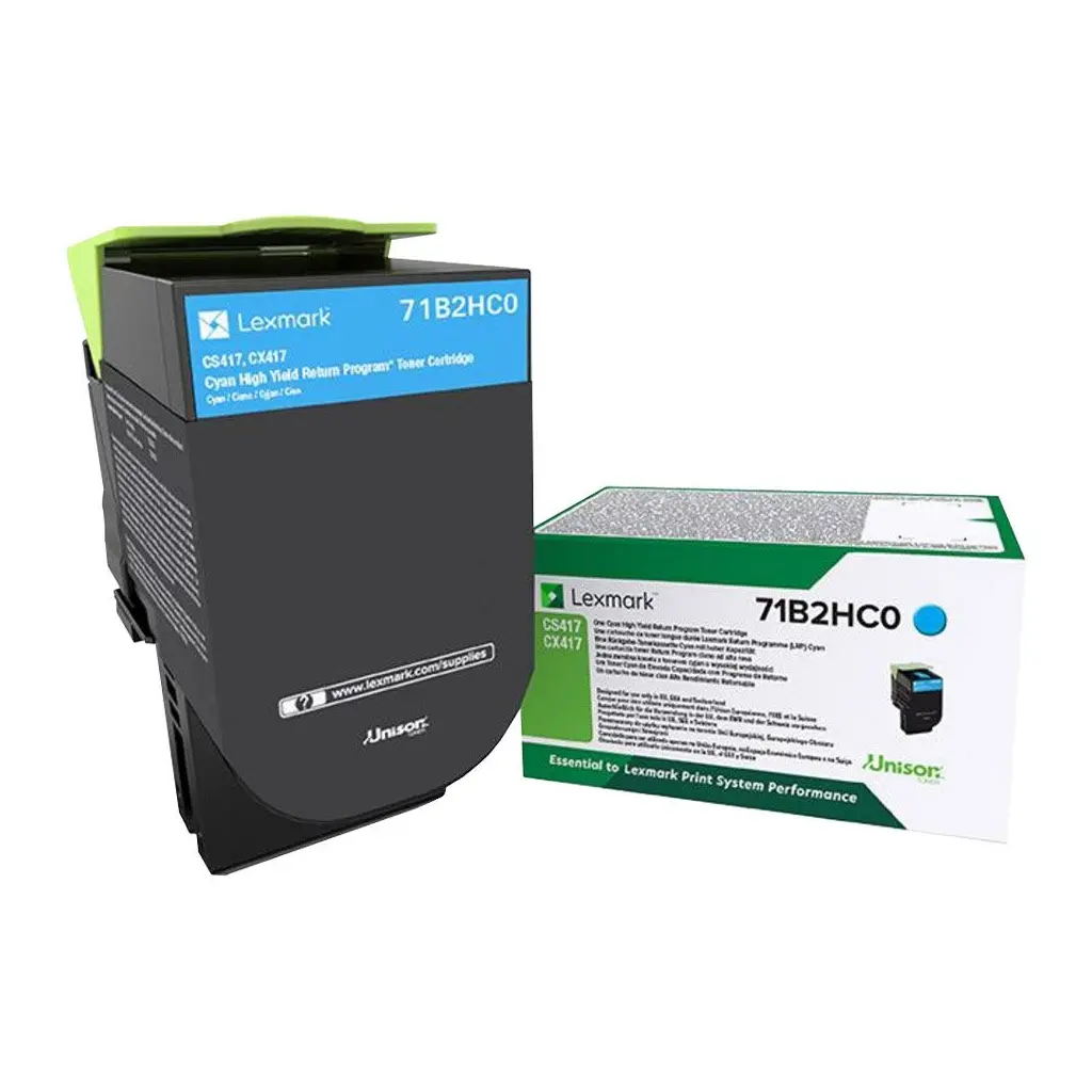 Toner LEXMARK CS/CX417/517 Cyan original-1