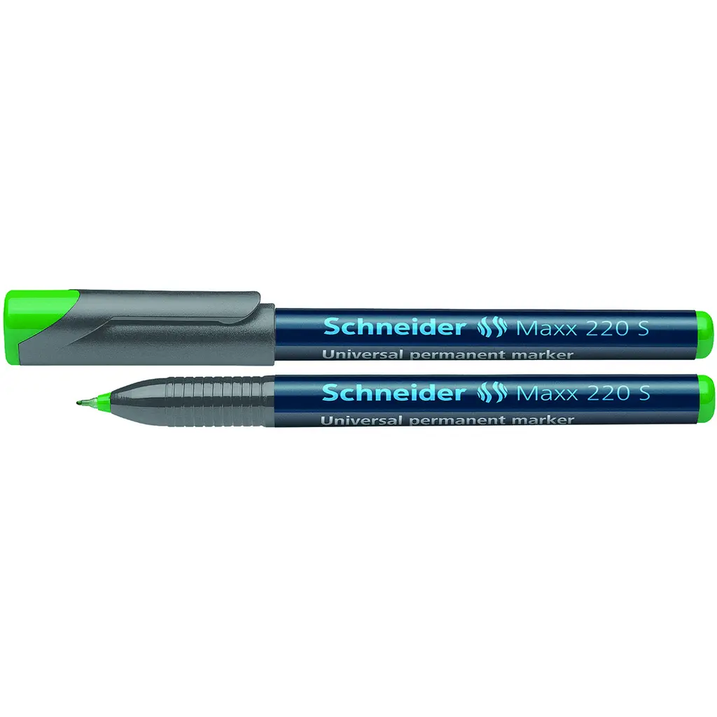 Marker permanentni 0,4mm CD/DVD  Schneider Maxx OHP 220 S zelen-0