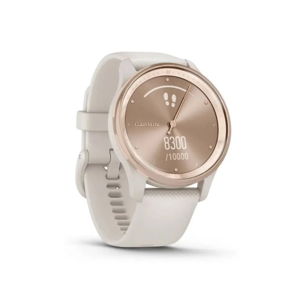 Pametna ura GARMIN Vivomove Trend White Cream-2
