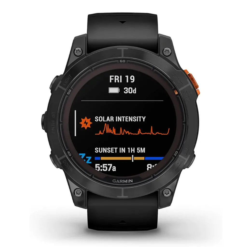 Pametna ura GARMIN Fenix 7 Pro Solar Temnosiva s črnim pasom - 010-02777-01-3