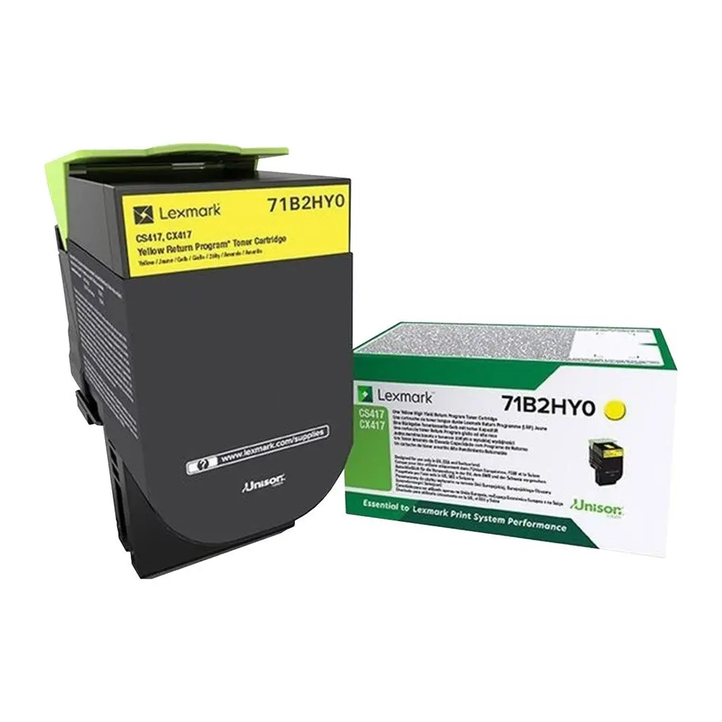 Toner LEXMARK CS/CX417/517 Yellow original-1