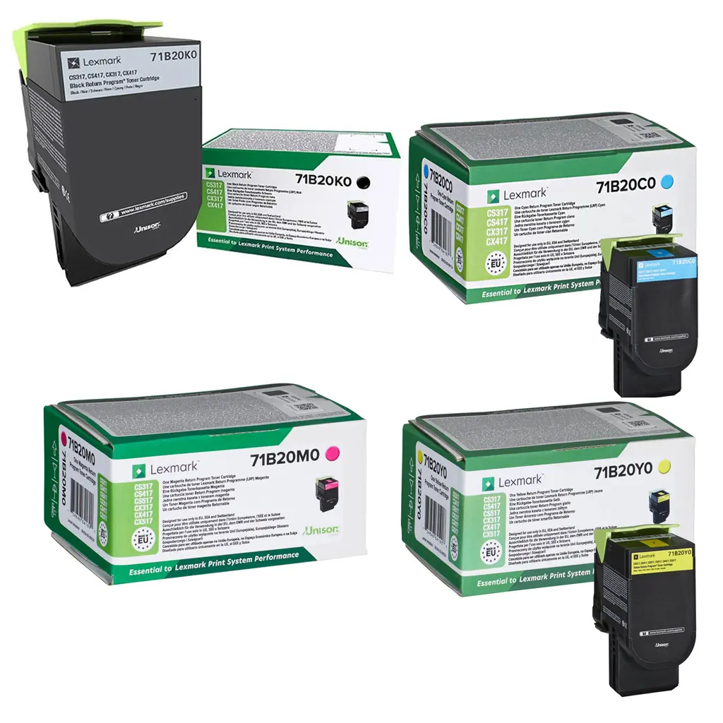 Toner LEXMARK CS/CX317/417/517 Black original-0