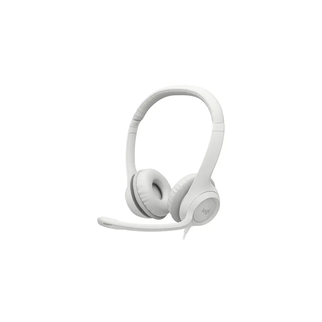 Slušalke+mikrofon LOGITECH H390 USB - bijele-2