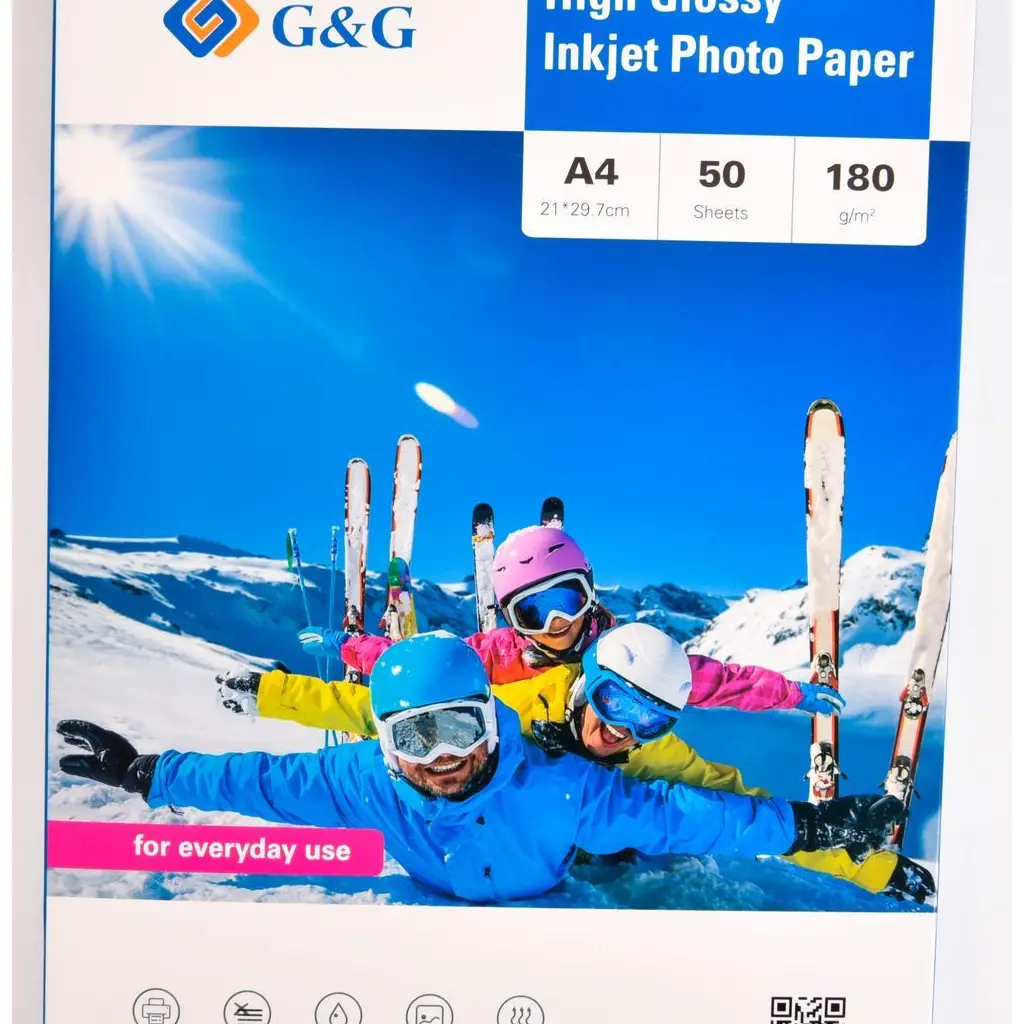 Papir Photo  GG A4 180g/m2 Premium Photo Glossy Paper 50 listov-0