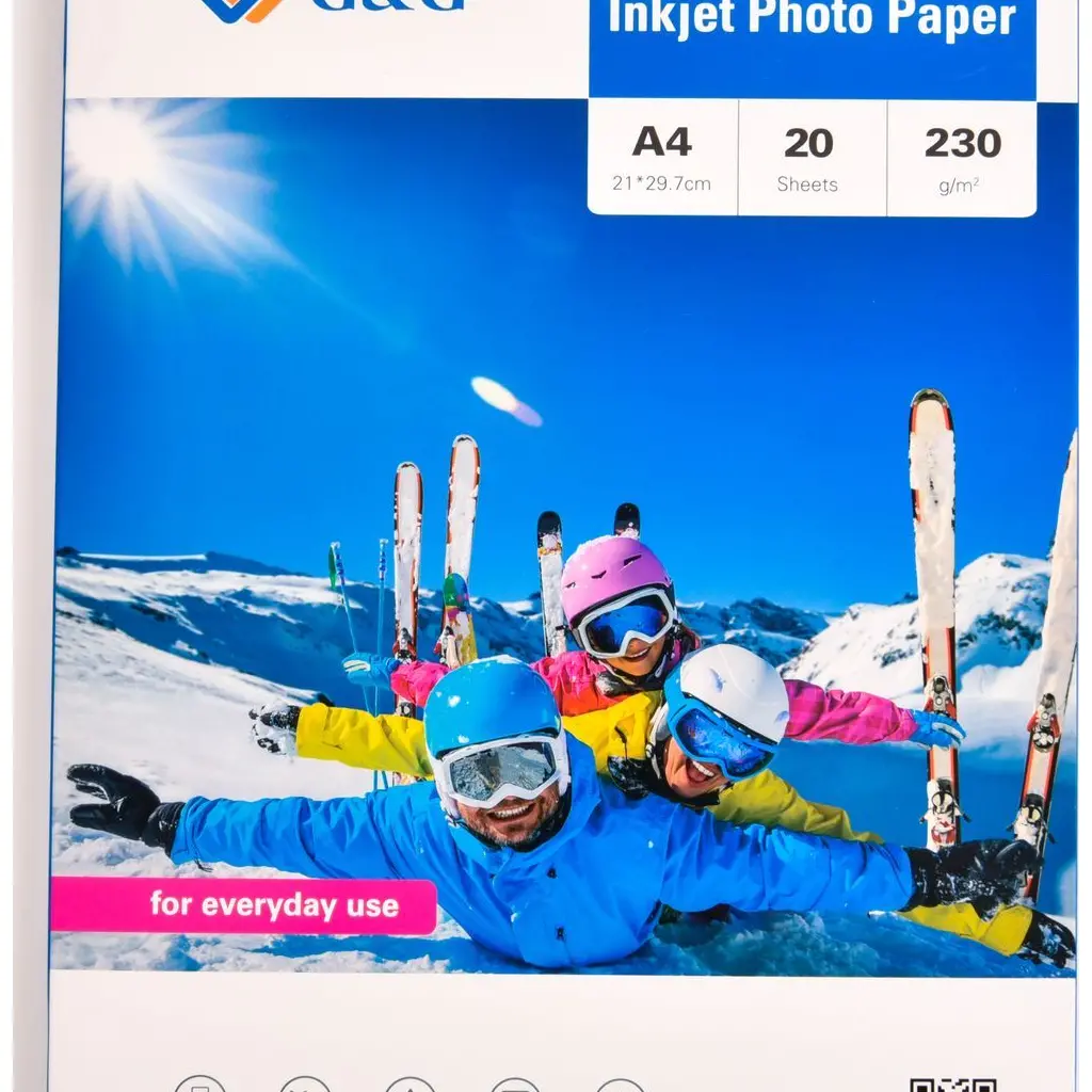 Papir Photo  GG A4 230g/m2 Premium Photo Glossy Paper 20 listov-0