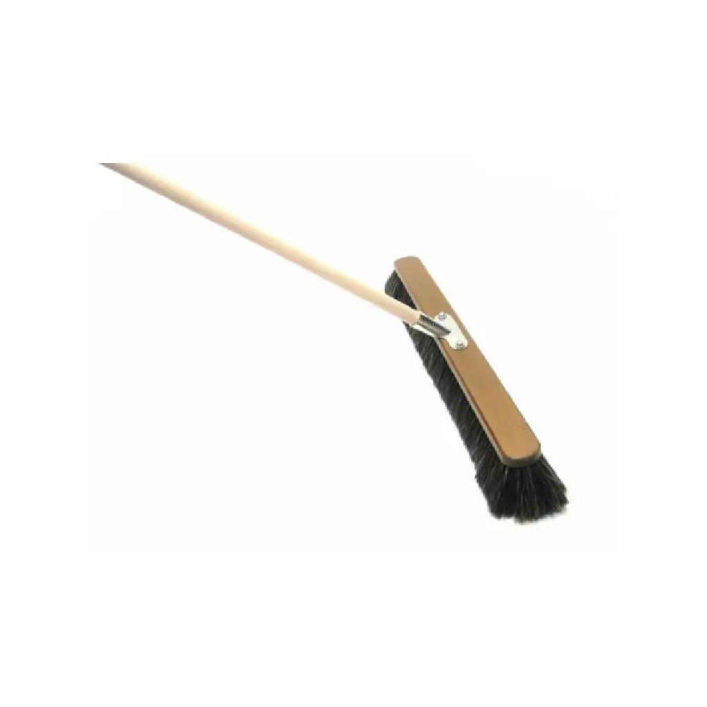 Metla iz naravnih dlak 40cm z držalom 150cm-0