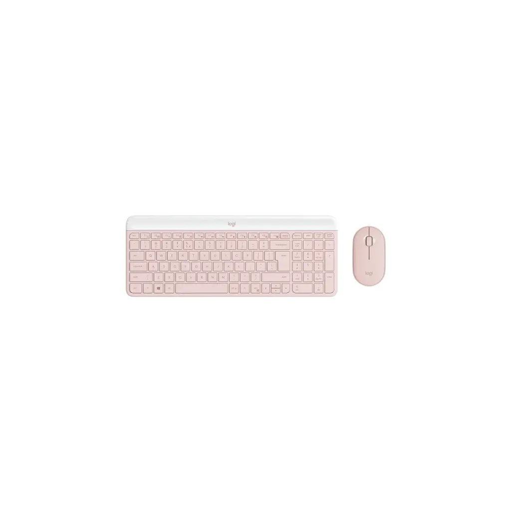 Tipkovnica LOGITECH MK470 Wireless Desktop (tipkovnica+miš) Rose-1