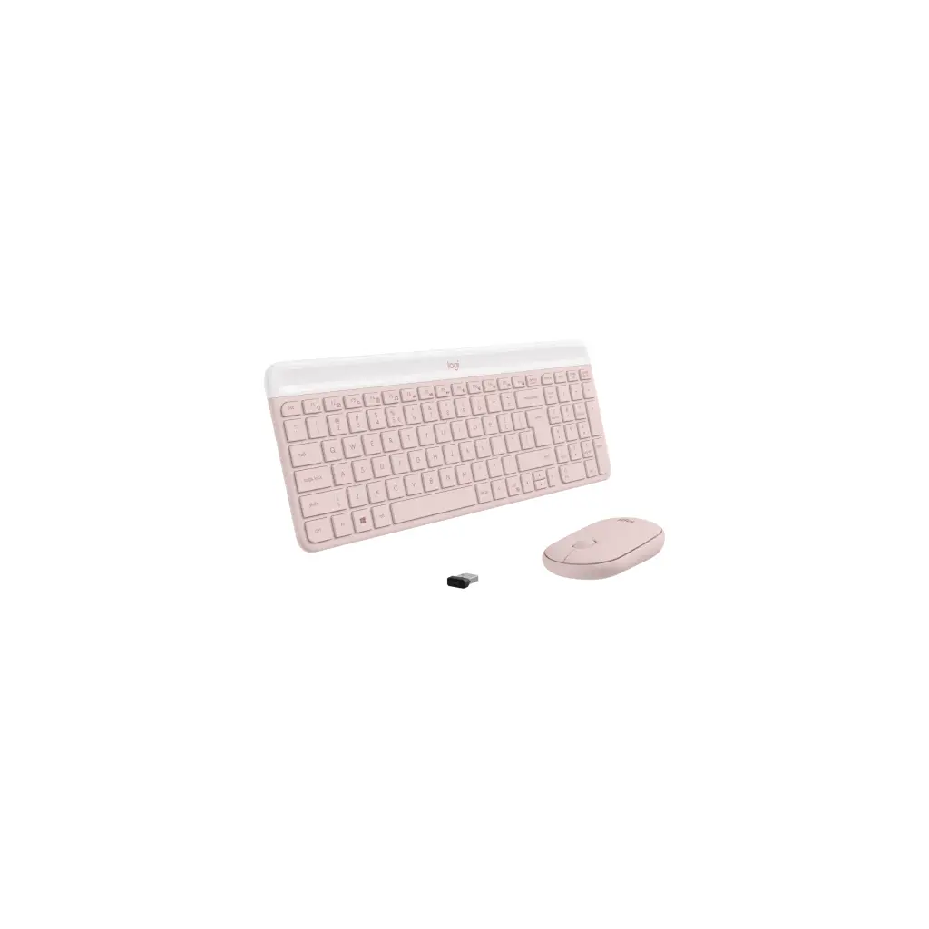 Tipkovnica LOGITECH MK470 Wireless Desktop (tipkovnica+miš) Rose-0