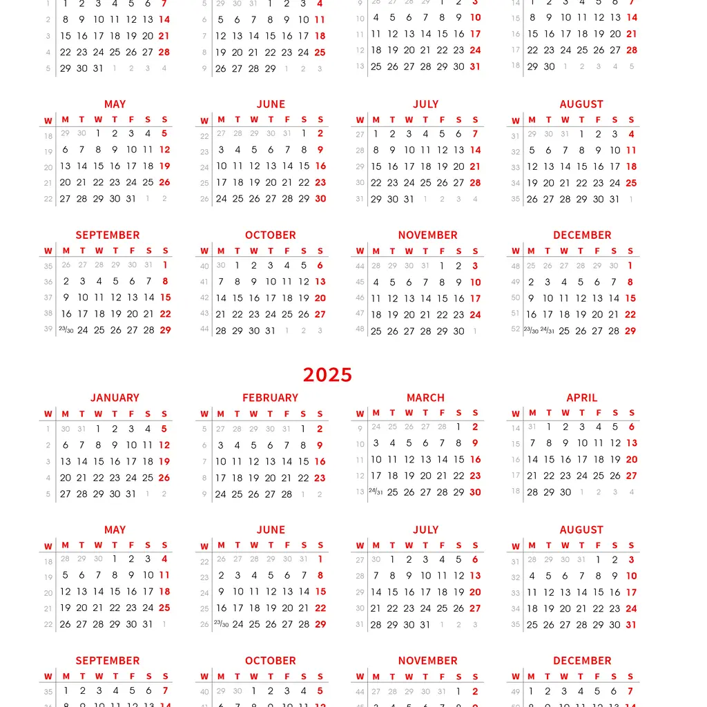 Planer A4 Donat poslovni tjedni crni 2024-1