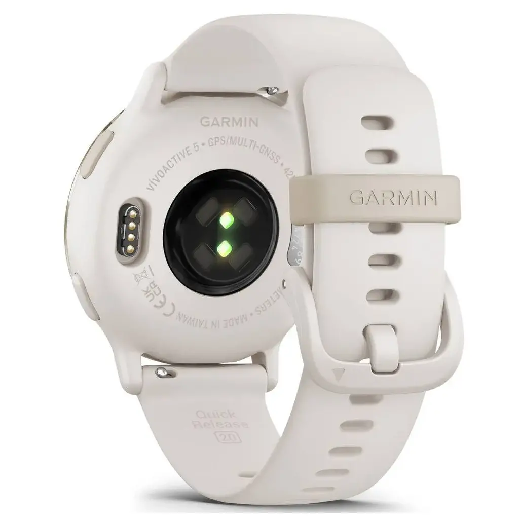 Pametna ura GARMIN Vivoactive 5 Ivory Cream Gold-5