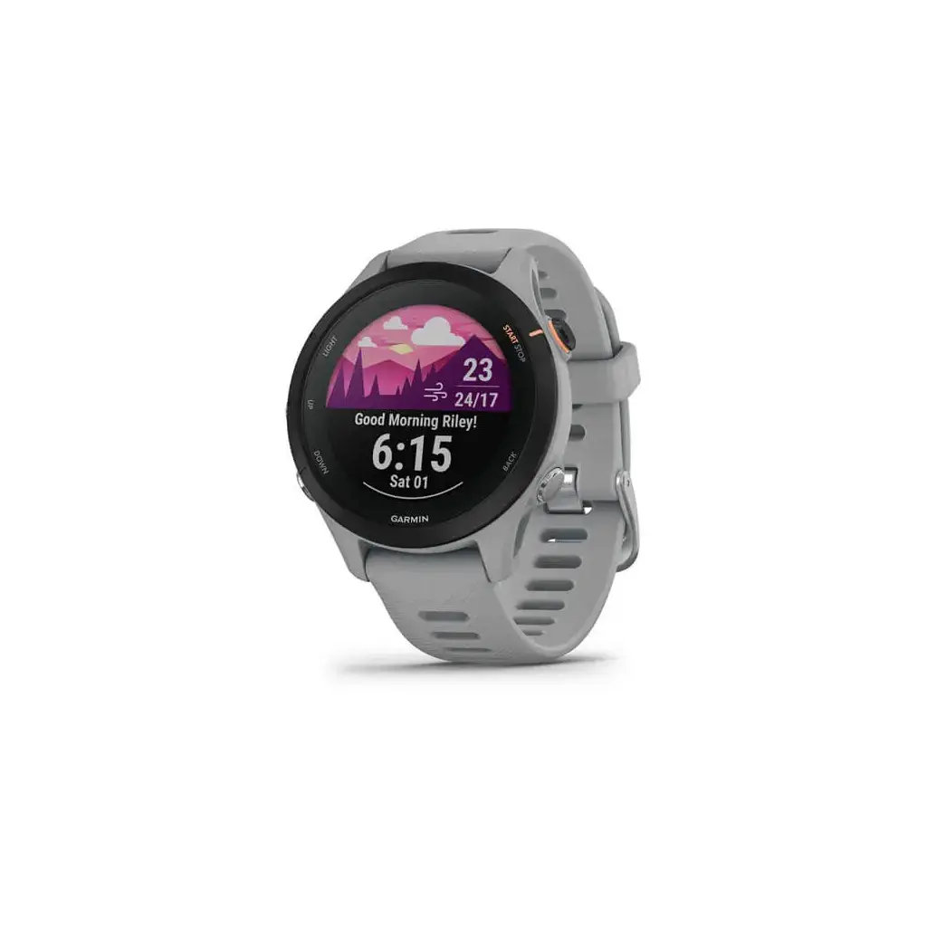 Pametna ura GARMIN Forerunner 255S Powder Grey - 010-02641-12-0