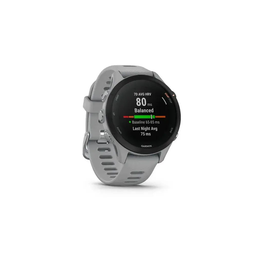Pametna ura GARMIN Forerunner 255S Powder Grey - 010-02641-12-3
