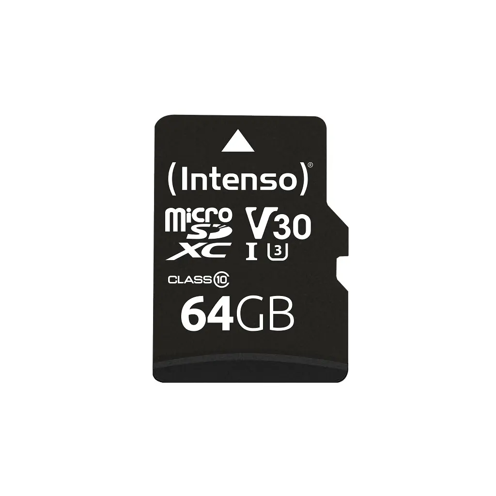 Spominska kartica Micro Secure Digital  64GB INTENSO PRO UHS-I SDXC + Adapter-2