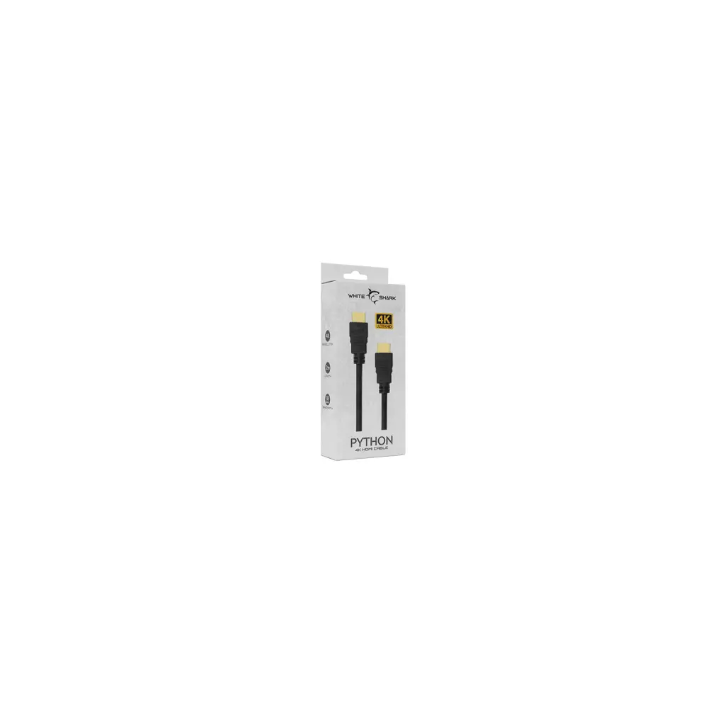 Kabel HDMI tip A-M<=>HDMI tip A-M  2m 4K 60Hz z mrežo - WHITE SHARK-1