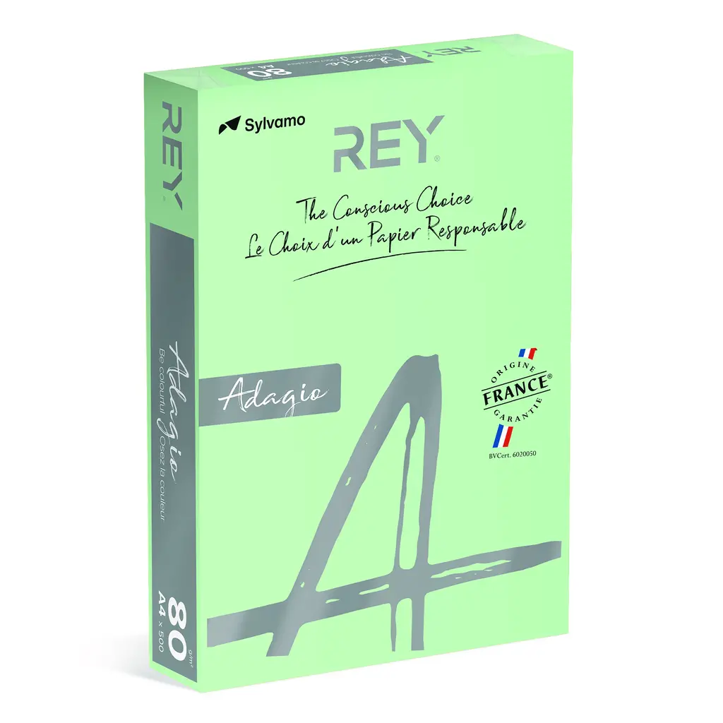 Papir fotokopirni color  A4  80gr Rey Adagio pastel zelen 09 500/1-0