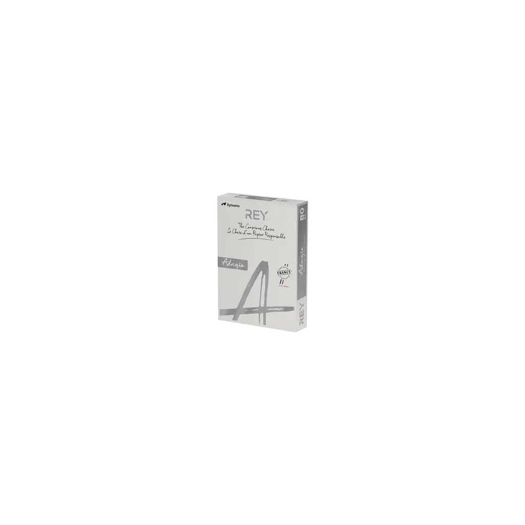Papir fotokopirni color  A4  80gr Rey Adagio bright siv 06 500/1-1