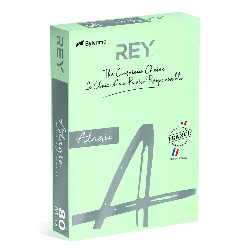 Papir fotokopirni color  A4  80gr Rey Adagio bright svetlo zelen 81 500/1-0