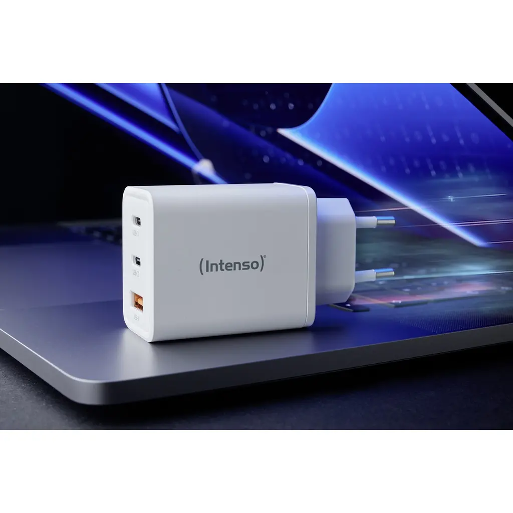 Adapter za napajanje INTENSO - hišni polnilec 2xUSB Type-C+Type-A 65W-6