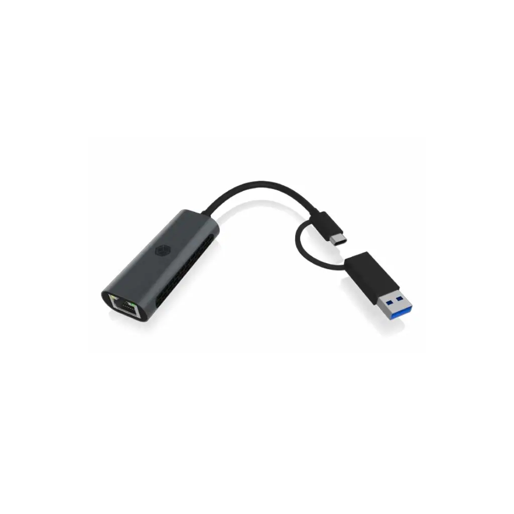 Adapter USB-A 3.0 / USB-C na Gigabit Ethernet - ICY BOX-0