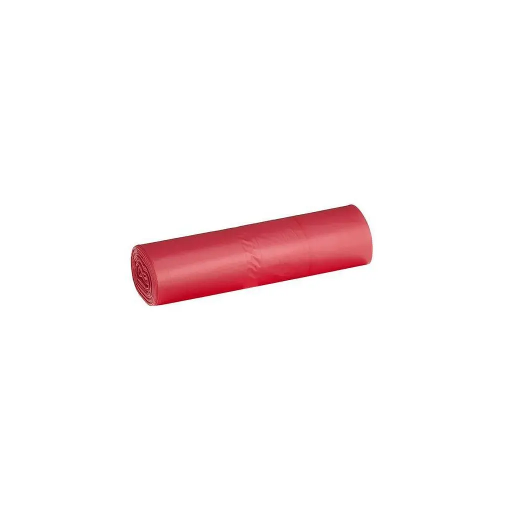 Vrečke za smeti 120L 70x110cm 10/1 LDPE rdeče extra čvrste-0